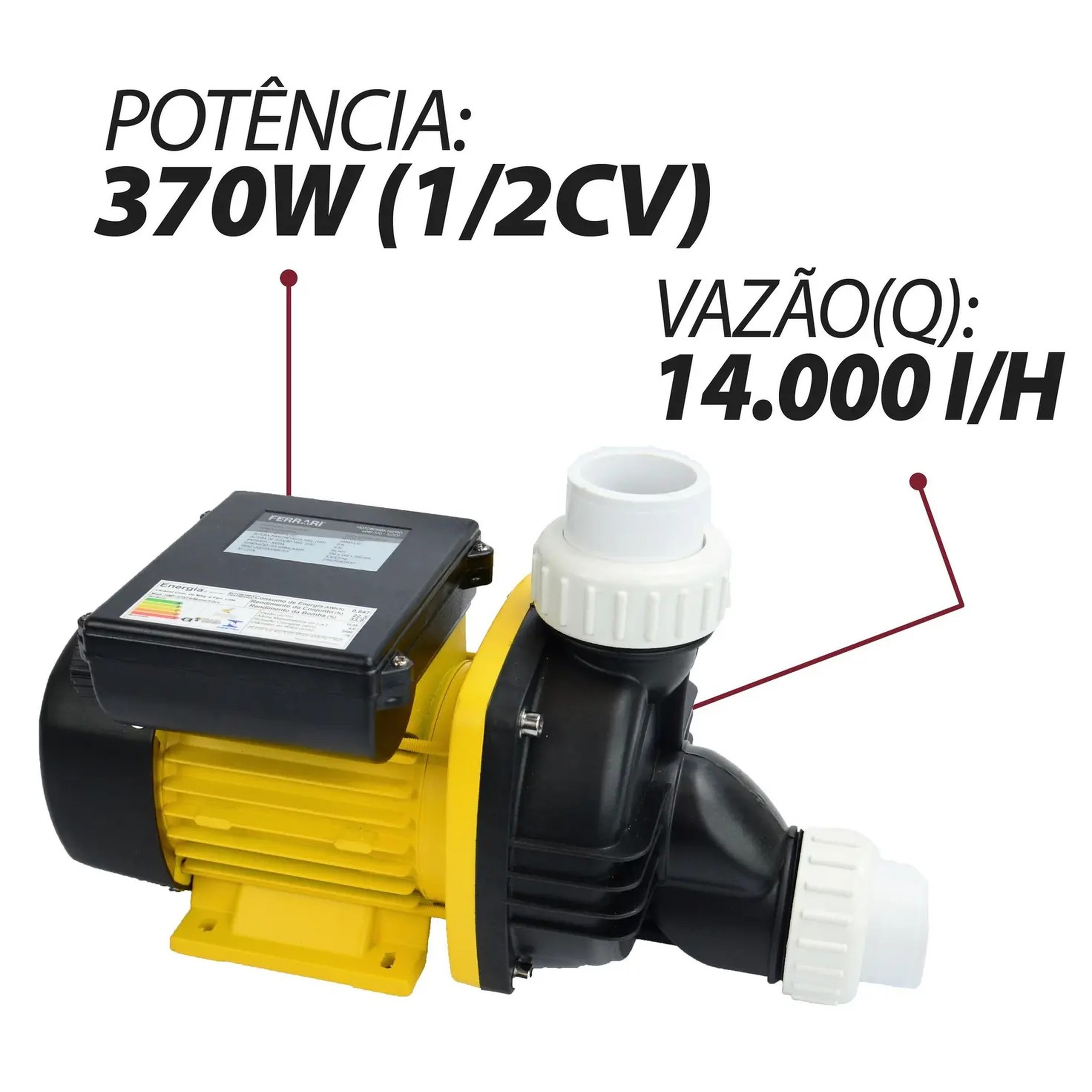 Motobomba Hidro Bomba de Hidromassagem