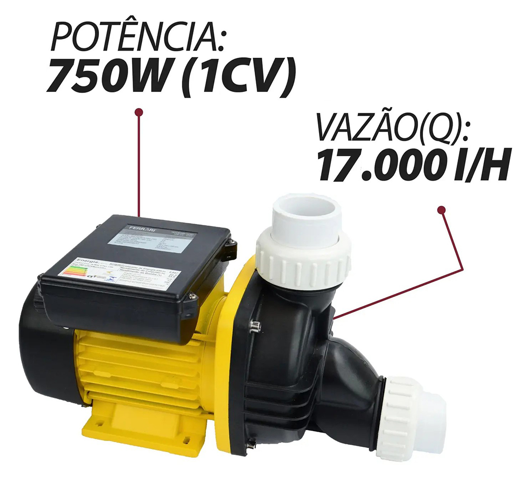 Motobomba Hidro Bomba de Hidromassagem
